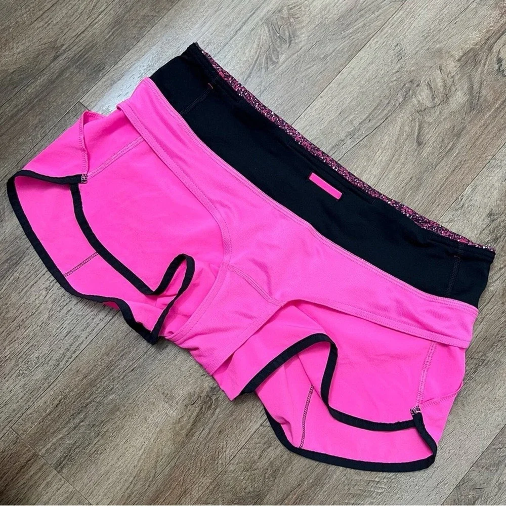 Lululemon Run:‎ Speed Short 4 Way Stretch Raspberry Glo Light Size 6
